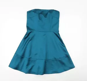 Express Womens Green Viscose Blend Size 6 - Picture 1 of 10