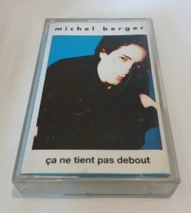 CASSETTE AUDIO K7 TAPE / MICHEL BERGER -ÇA NE TIENT PAS DEBOUT - ALBUM 1990 - Imagen 1 de 2