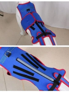 Dog Back Brace For Dogs With Ivdd- Pet Back Bracer Arthritis- Surgical Recovery - Picture 1 of 12