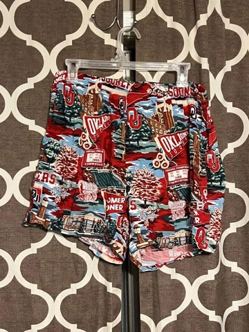 Oklahoma Sooners Sleep Lounge Shorts Boxer Shorts Men’s Size Large NCAA Cover