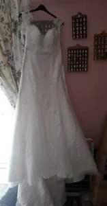 Beautiful Rosa Clara Wedding Dress Size 10-12 - Picture 1 of 10