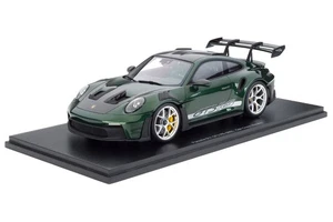 **IN STOCK** 1:18 Spark Porsche 911 GT3 RS 992 PTS Oak Green Only 125 Pieces - Picture 1 of 12