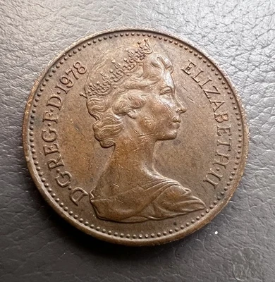 1978 UK 1 New Penny - UK Original Of ELIZABETH II D•G•REG•FD  - Image 1 of 4