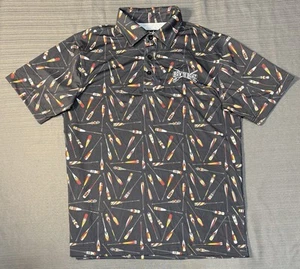 Waggle Men’s Medium Golf Polo Row The Boat Oars - Picture 1 of 4