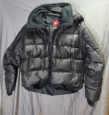 Nike Uptown 550 Down Cocoon Jacket, Black, Medium - Image 1 of 4