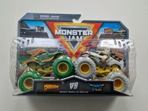 Monster Jam Monster Trucks  Doppelpack  Dragon VS Tempest Steed  1:64 Spin Maste - Bild 1 von 1