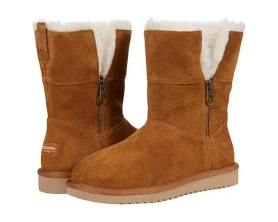 N-Koolaburra de Ugg, 5, Bota de Cuero, Aribel Short (5,Marrón) Foto 1 de 4