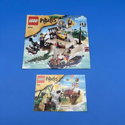 2 LEGO Pirates 6241 Loot Island & 6239 ~MANUAL Building Instructions ONLY~ - Image 1 of 4