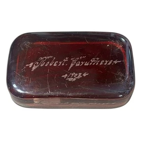 Pisapapeles antiguo 1903 rubí flash - Imagen 1 de 5