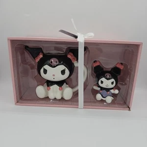 Hello Kitty Sanrio Kuromi Tasse & Figur Set - Rosa - NEU mit Etikett - Kawaii Geschenk - Bild 1 von 7
