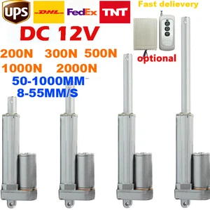 Linear Actuator 12V Heavy Duty Stroke 50MM 1000MM 2000N Lift Fast upto 55mm/s - Bild 1 von 40