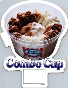 Vintage Good Humor Ice Cream Truck Sticker Figural 1992 Combo Cup Chocolate Vina - Picture 1 of 2