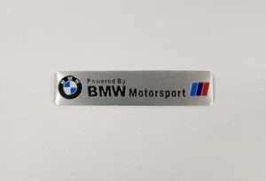 BMW Motorsport Emblem, Optik-Tuning fürs Auto, Aluminium, NEU - Bild 1 von 3