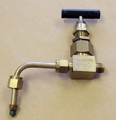 WHITEY SS-3NBS4 STAINLESS STEEL NEEDLE VALVE, DISC STE 3, 6000 PSI, ITEM C - Image 1 of 4