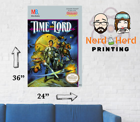 Time Lord NES Box Art POSTER Multiple Sizes 11x17-24x36