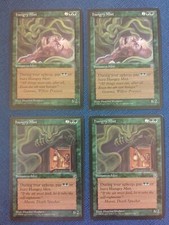 MTG 4x Hungry Mist (mixed art) x4 LP Homelands Magic the Gathering Playset