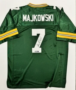 Green Bay Packer #7 Don Majkowski Autographed Mitchell & Ness Jersey GUARANTEED - Picture 1 of 7