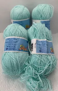 Coats Beehive Baby Yarn Vtg 4 Skeins Crystal Wrap Color Patons 3380 1.75 Oz 50 g - Picture 1 of 6