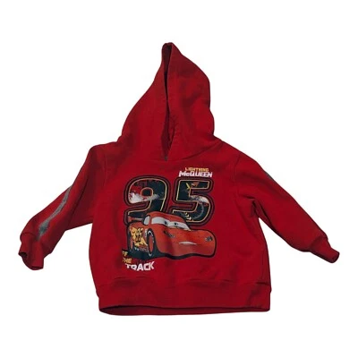 Disney Cars Lightning McQueen Child Pullover Sweatshirt Hoodie 18 Months - Image 1 of 4