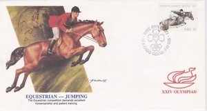 Ireland 1988 Olympic Equestrian FDC - Foto 1 di 1