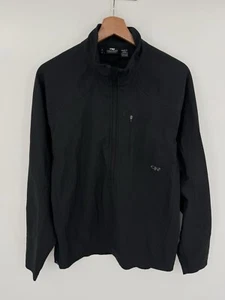 Outdoor Research Ferrosi Jacket Men Size Small 1/2 Zip Black Softshell Hiking - Picture 1 of 6