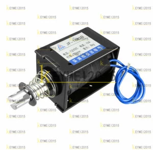 DC 12V 10A 120W 8KG 20mm Pull Push Type Linear Motion Solenoid Electromagnet - Picture 1 of 1