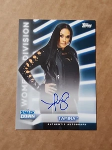 Tamina 2021 Topps WWE RAW Women's Division Autograph Auto Serial No. #/199 - Picture 1 of 6