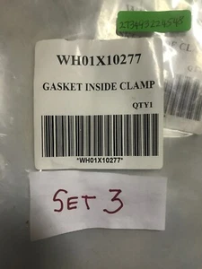 SET 3 GE WASHER GASKET INSIDE CLAMP WH01X10277 FREE SHIPPING - Picture 1 of 4