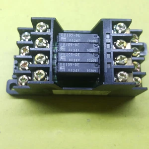 2Pcs FUJITSU RB105-DE 24VDC Power Relay with RS4N-DE Socket - Bild 1 von 1