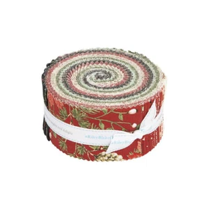 Jelly Roll 2.5" Strips 40pc Riley Blake "Adel In Winter" by Sandy Gervais - Picture 1 of 3