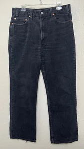 Jeans Levis 517 para hombre 36x32 (34x31) negro bootcut denim Y2K EE. UU. - Imagen 1 de 18