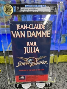 1995 Street Fighter VHS Promo Screening Edition Graded IGS 9/8.5 Sealed MINT! - Picture 1 of 6
