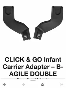 CLICK & GO Babytrage-Adapter - B-AGILE DOUBLE für Maxi Cosi, Cybex - Bild 1 von 2