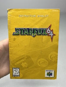 Nintendo 64 N64 Star Fox 64 Original Instruction Booklet Manual *Wear, Damage* - Imagen 1 de 5