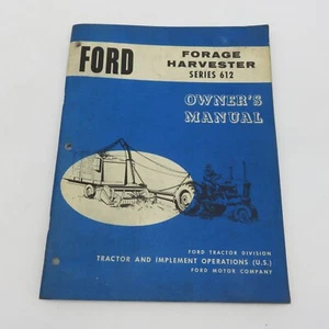 Cosechadora de forraje Ford serie 612 manual del propietario vintage - Imagen 1 de 3