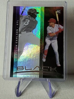 2021 Chronicles Black Dylan Carlson #2 Rookie RC Cardinals - Image 1 of 2