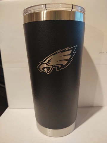 PHILADELPHIA EAGLES ENGRAVED HYDRO TUMBLER INSULATED DOUBLE WALL TRAVEL MUG Cover