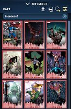 Topps Marvel Collect Heroes of New York Red Set, NYCC 2019 Exclusive Digital HTF
