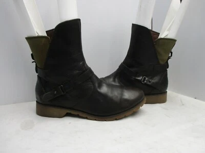 Botines Teva de cuero marrón con cremallera para mujer talla 8,5 estilo 1005938 Foto 1 de 4