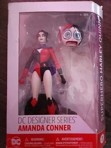 FIGURA DE SUPERHÉROE HARLEY QUINN SERIE DC DIRECT DESIGNER AMANDA CONNER (2017) - Imagen 1 de 6
