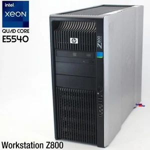 HP Z800 WORKSTATION INTEL QUAD CORE XEON E5540 COMPUTER PC 12GB DDR3 WINDOWS XP - Bild 1 von 8