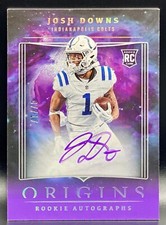 2023 Panini Origins FOTL JOSH DOWNS Rookie On-Card Auto Purple /17 RC Indy Colts