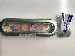 Vintage Forever Friends Pencil Case Tin With Badge Green Brand New In Packaging - Picture 1 of 3
