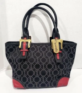 Tignanello black and red shoulder/ handbag. - Picture 1 of 8