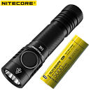 Nitecore E4K Taschenlampe - 4400 Lumen LED - Ultrakompakte EDC wiederaufladbare Taschenlampe