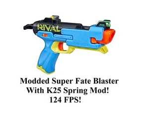 Modded SUPER FATE - Nerf Rival Blaster with K25 Spring Upgrade Modified Toy Gun - Picture 1 of 1