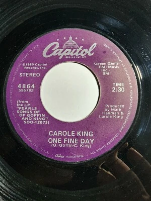 CAROLE KING RULERS OF THIS WORLD/ONE FINE DAY CAPITOL VG+ F345 - Image 1 of 2