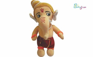 Ooh My Friend Ganesha Cotton Soft Toy Baby Favorite Idol Brown Color