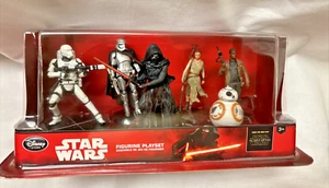 Disney Store Star Wars Figurine Playset The Force Awakens 6 Piece Set New in Box - Picture 1 of 7