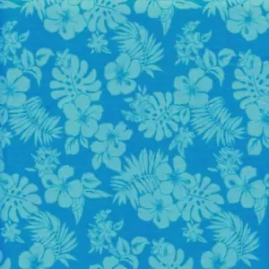 Tessuto da cucire trapunta blu Hot Tropics Lost In Paradise Michael Miller - Foto 1 di 1